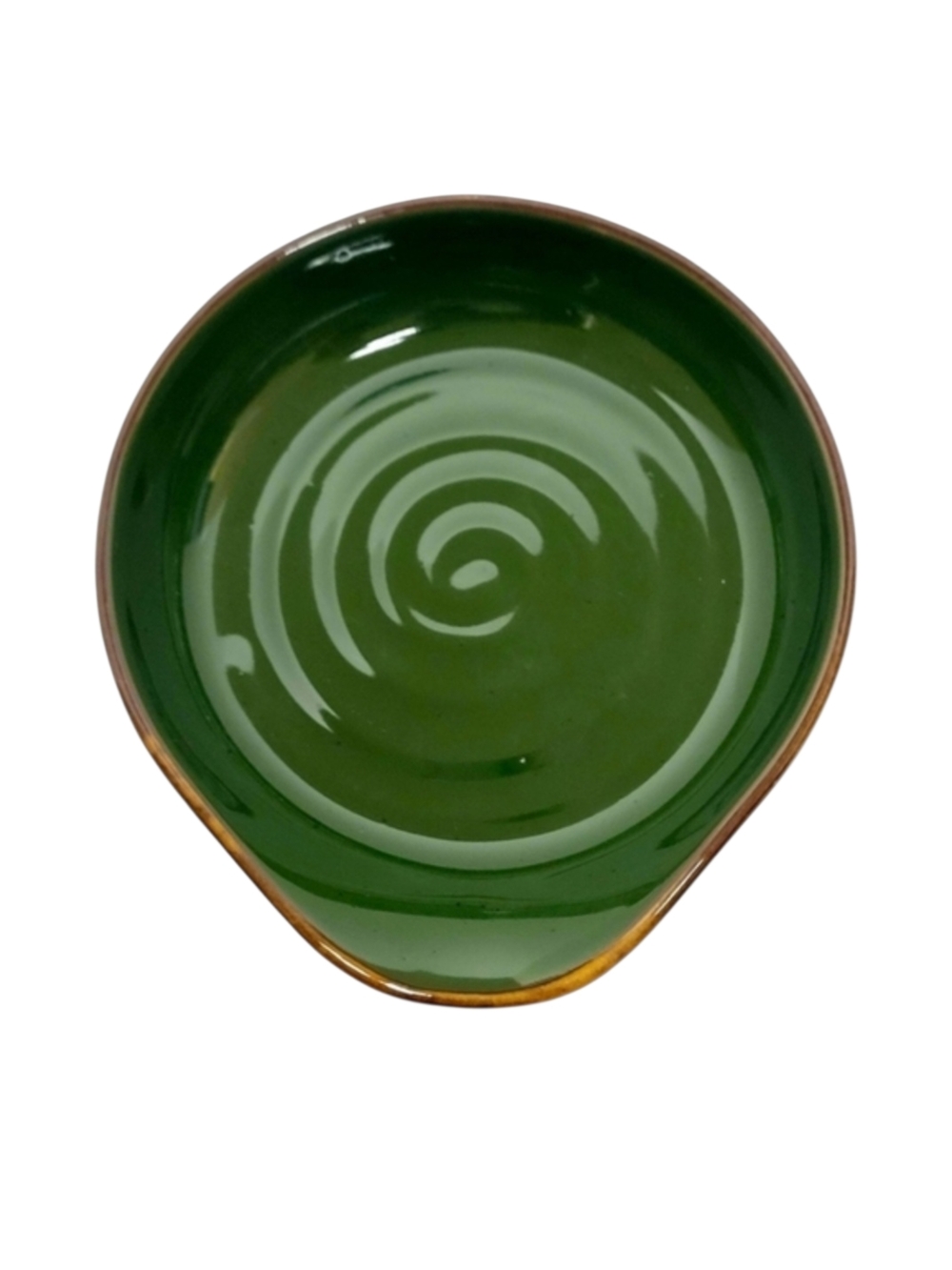 One East Main Green Ceramic Spoon Rest Kitchen Tool